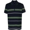 Honeycomb stripe polo