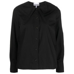 Poplin double-collar shirt