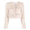 Pink sequin boucle jacket