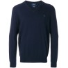 Slim fit cotton v-neck sweater