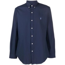 Slim fit stretch poplin shirt