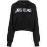 Logo brush embro sweatshirt