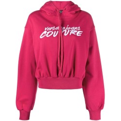 Logo brush embro sweatshirt