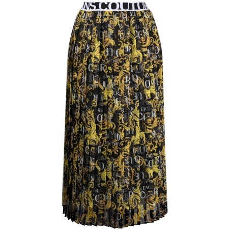 Print logo skirt chiffon