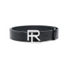 RL logo smooth leather belt