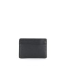 Pebbled leather card case