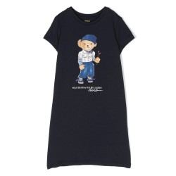 Polo bear jersey dress (2-6x)