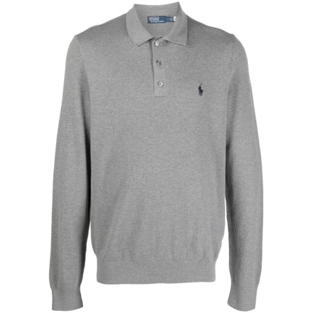 Long sleeve polo shirt