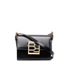 Fran black leather handbag