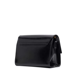 Fran black leather handbag