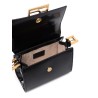 Fran black leather handbag