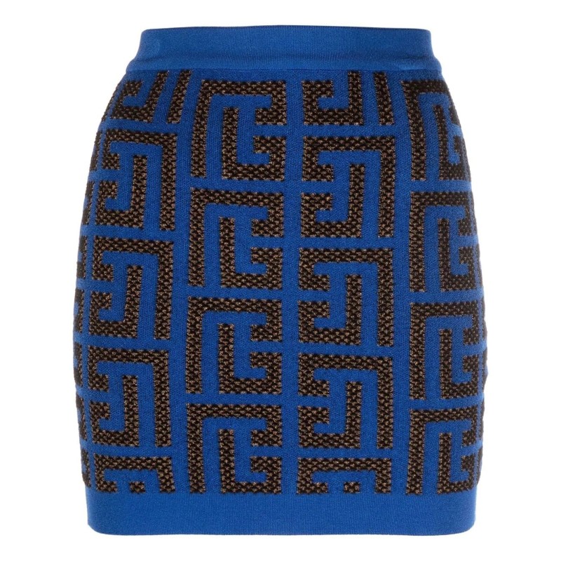 Hw pharaon monogram knit skirt