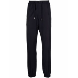 Wool long trousers crest