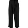 High rise pleat pant