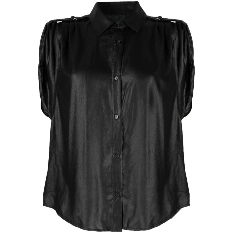 Roll tab blouse