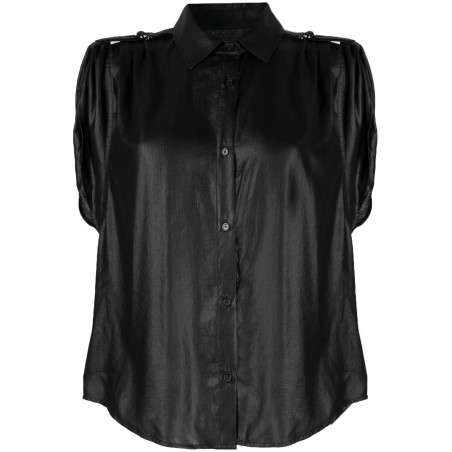 Roll tab blouse