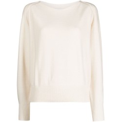 L/s seamed shoulder sweater