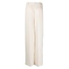 Wide leg crepe trousers