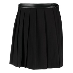 Pleated mini skirt