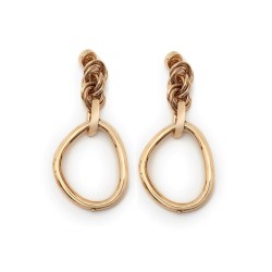 Link chain earrings