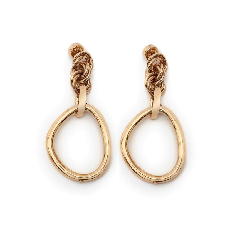 Link chain earrings