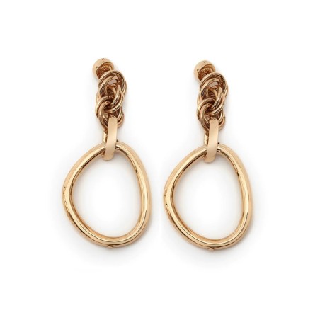 Link chain earrings