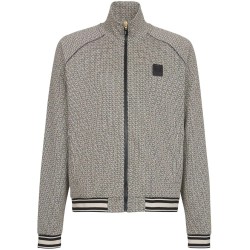 Monogram jacquard track jacket