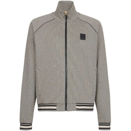 Monogram jacquard track jacket