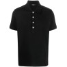 Monogram cotton pique polo