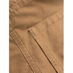 Tapered cotton cargo pants