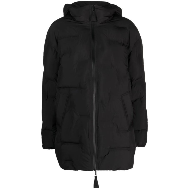 Soft puffer midi jacket