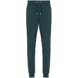 Ribbed balmain flock sweatpant