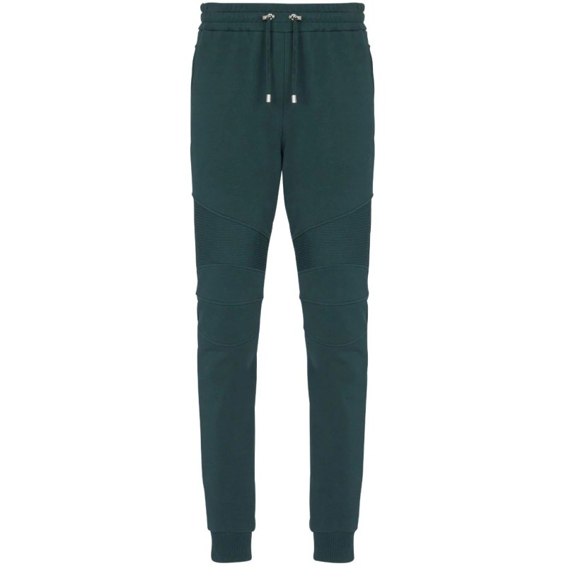 Ribbed balmain flock sweatpant