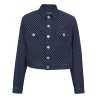 Monogram jacquard boxy jacket