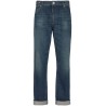 Medium blue regular denim pant