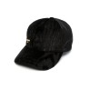 Moire velvet&gold letters cap