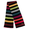 Striped multicolor scarf