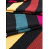 Striped multicolor scarf