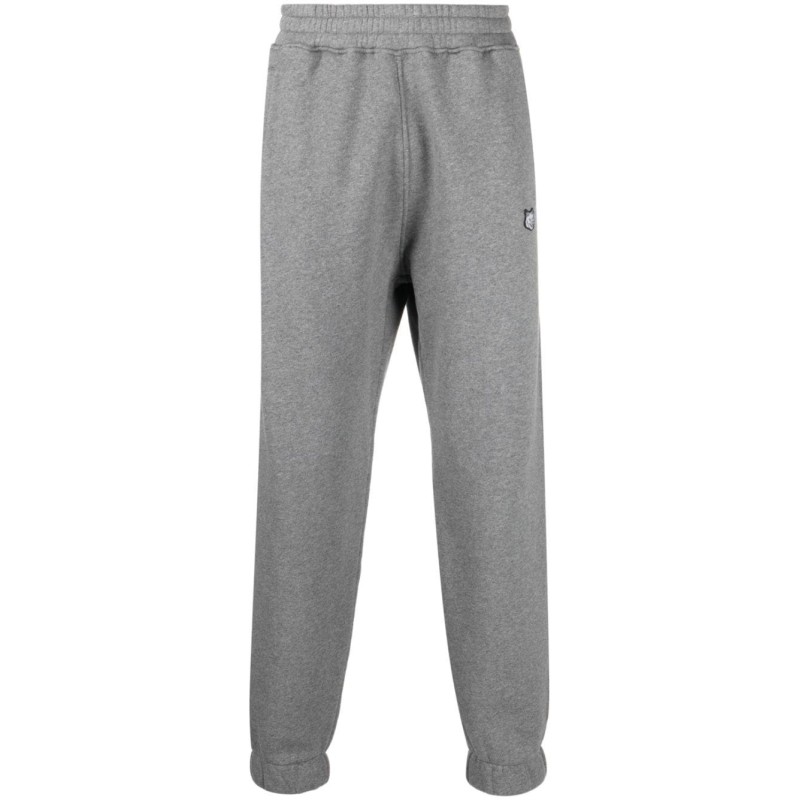 Tonal fox head patch jog pants