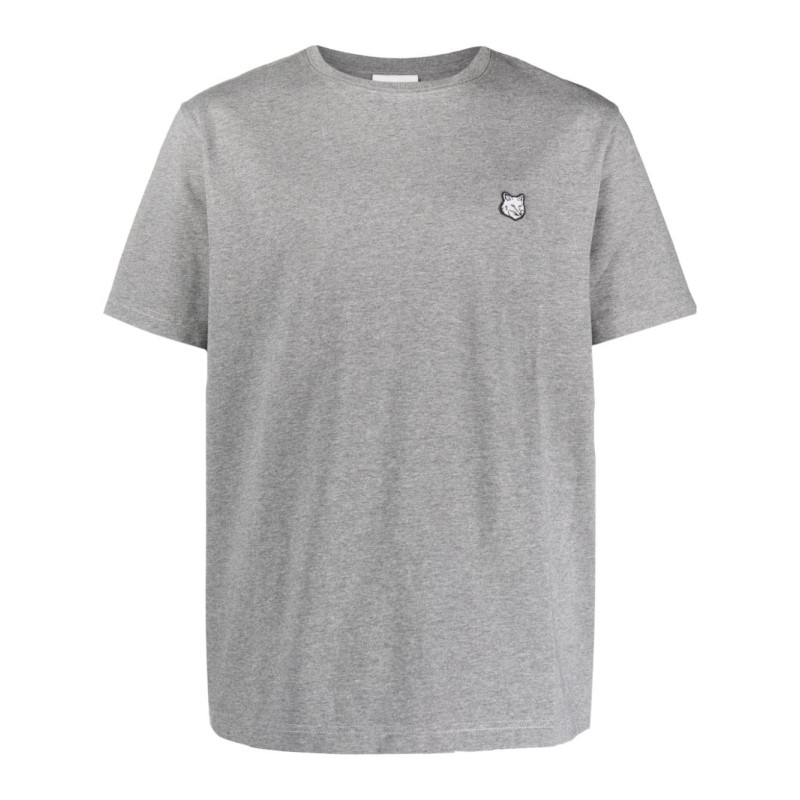 Tonal fox head patch tee shirt