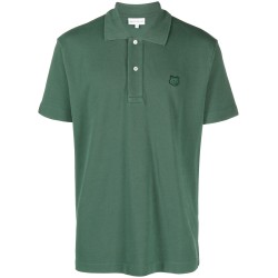 Tonal fox head patch polo