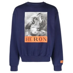 Heron bird crewneck sweater