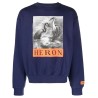 Heron bird crewneck sweater