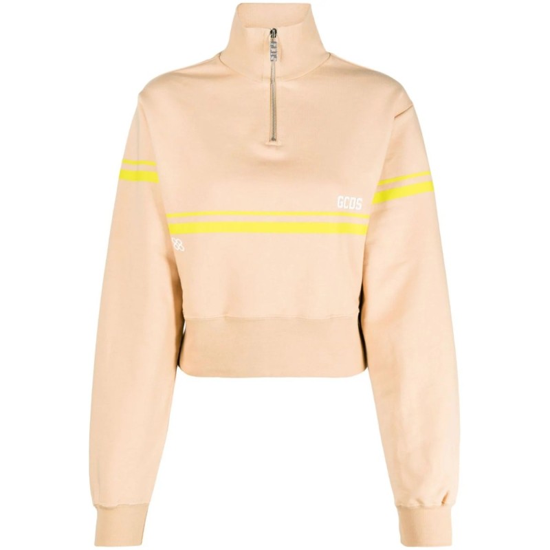 Gcds bliss half zip sweatshirt