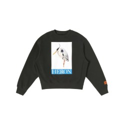 Heron bird crewneck sweater