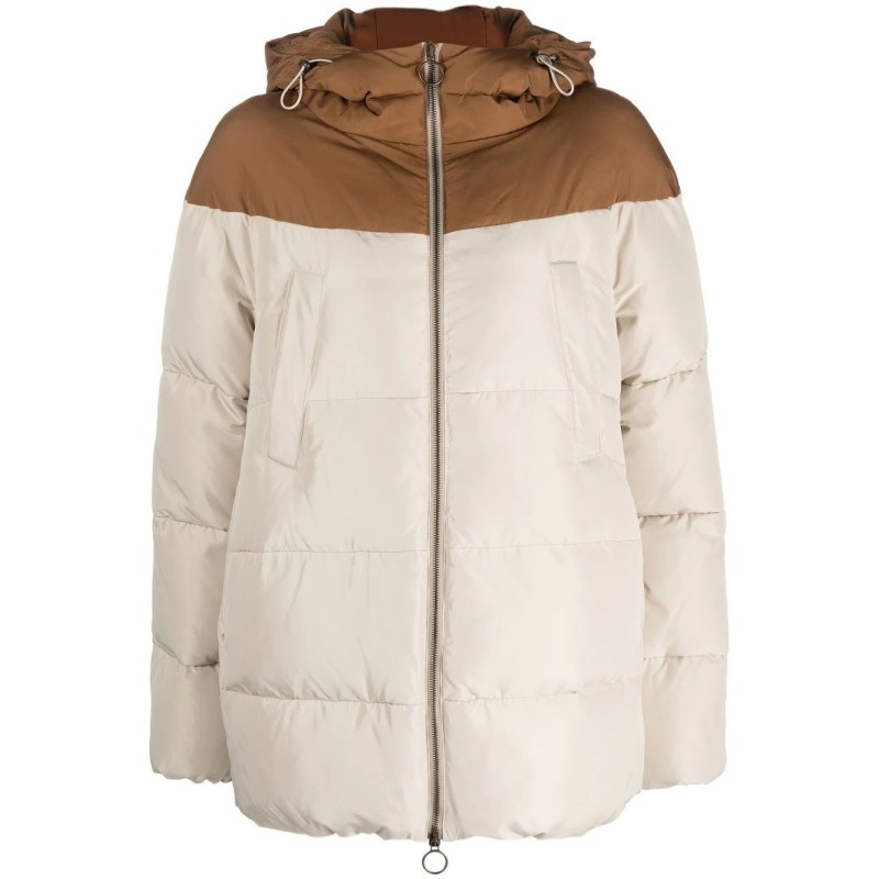 Nylon jacket with hood