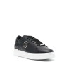 Leather lo-top sneaker hexagon