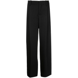 Tailored wide leg trouser