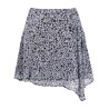 Prntd wrap skirt