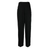 Wide leg crepe trousers